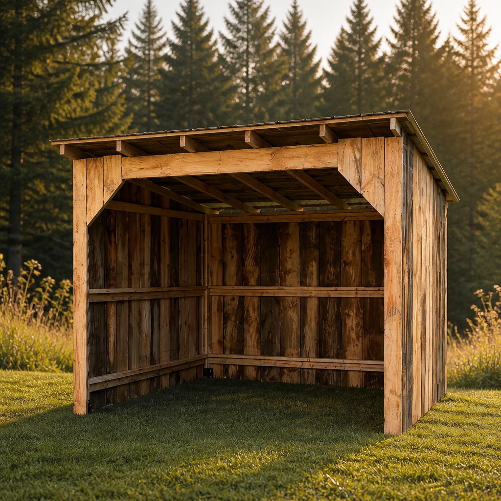 Abris de chevaux 10x10